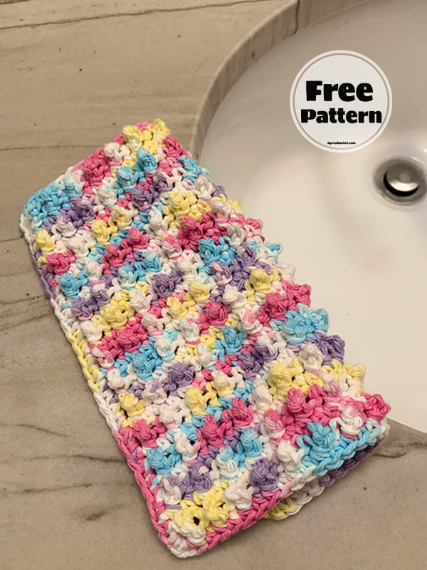 Simple Stitch Easy Crochet Washcloths Free Pattern 