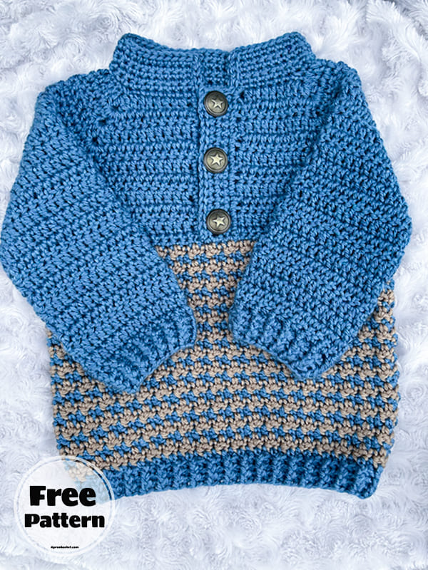Toddler Boy Crochet Sweater Pattern Free