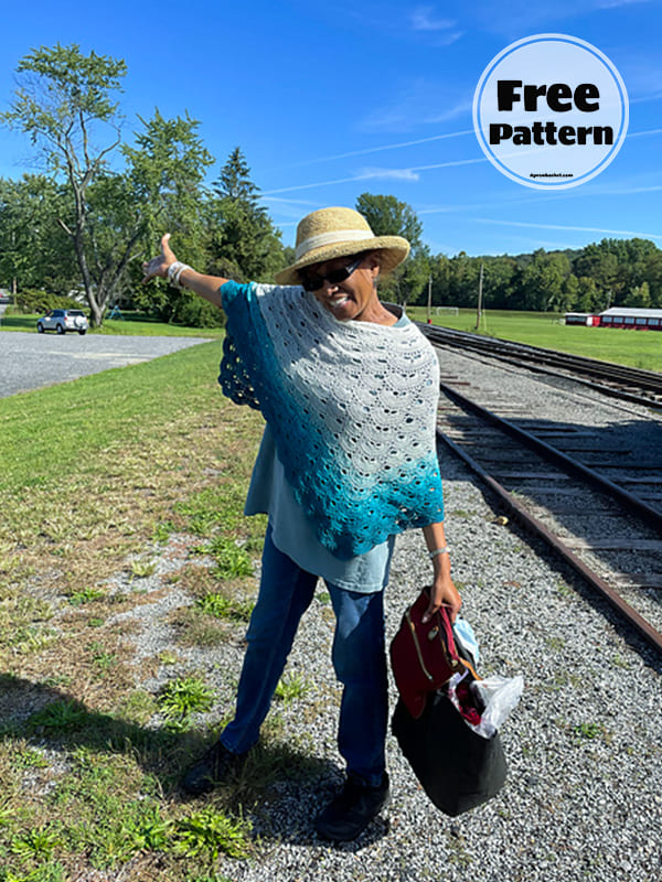 Traveler Easy Crochet Poncho Pattern Free PDF