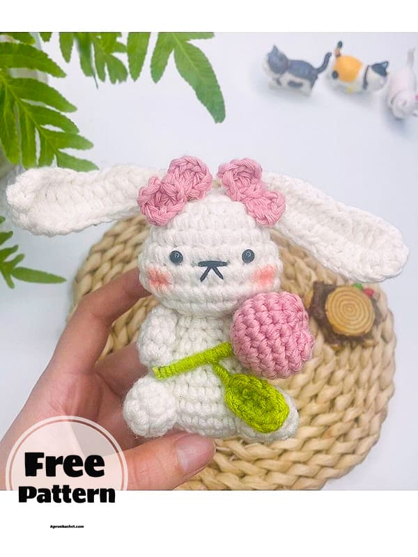 Tulip Crochet Bunny Pattern Free-2