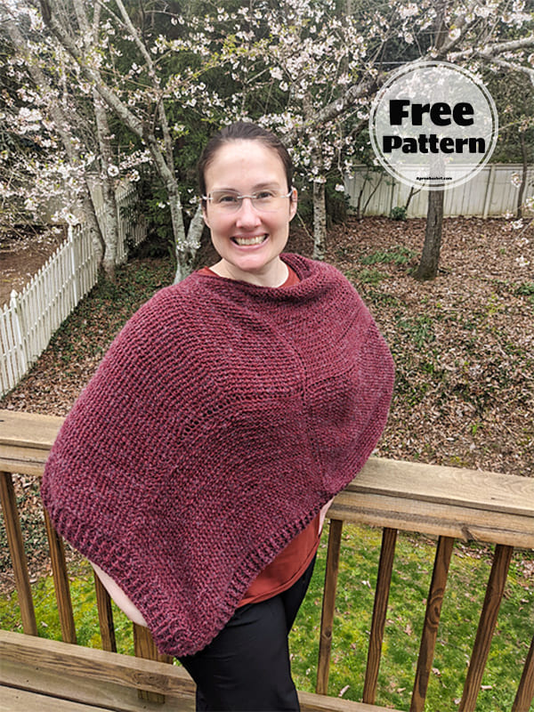 Tunisian Stitch Free Crochet Pattern For Poncho 