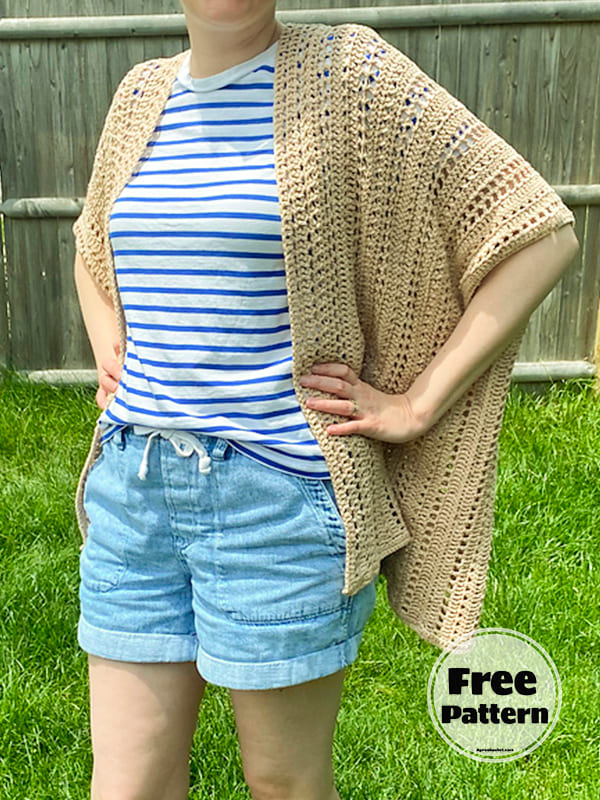 Wonderful Free Poncho Crochet Pattern Easy 