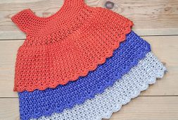 free-crochet-baby-dress-0-3-months-pattern