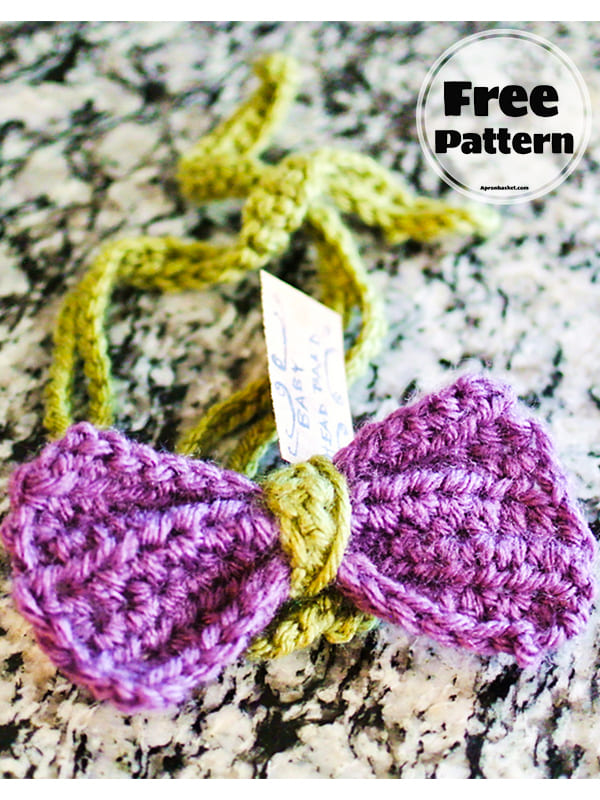 Crochet Headband With Bow Free Pattern-2