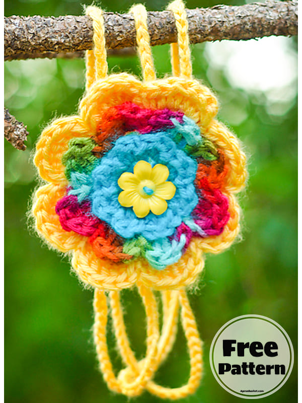 Crochet Headband With Flower Free Pattern-2