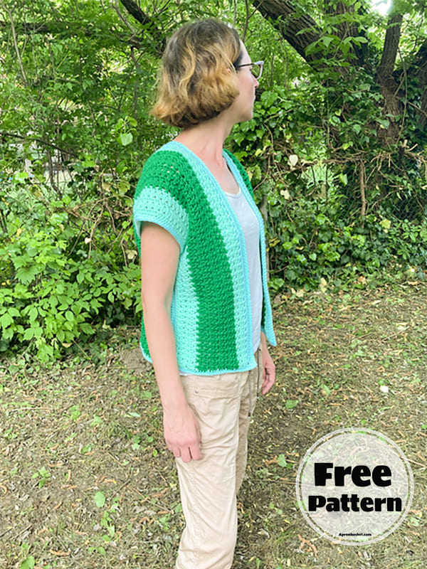 Crochet Open Vest Pattern Free