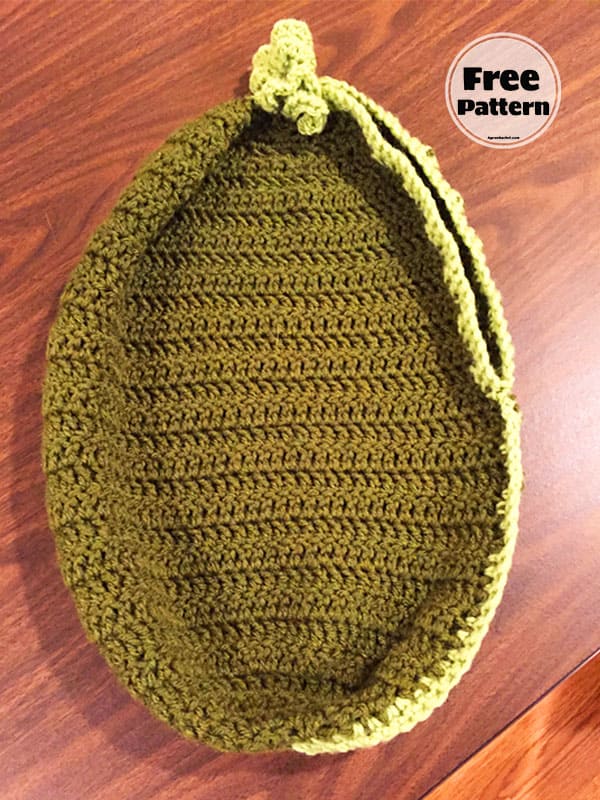 Cute Pea Pod Baby Crochet Cocoon Pattern Free