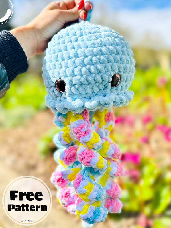 Free Amigurumi Jellyfish Crochet Pattern-2