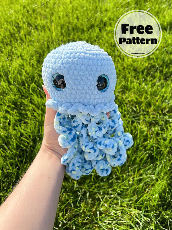Free Amigurumi Jellyfish Crochet Pattern-3