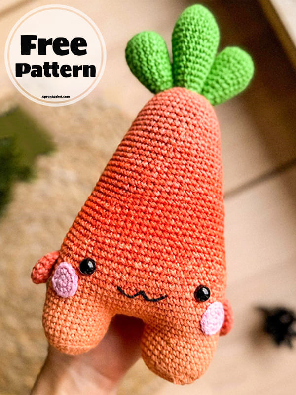 Free Crochet Carrot PDF Amigurumi Pattern (2)