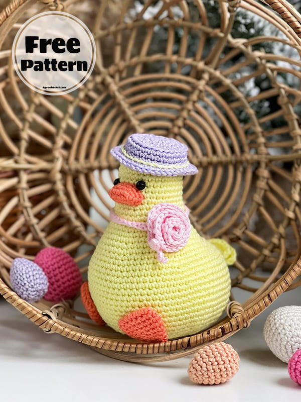 Free PDF Easter Crochet Duck Pattern-2