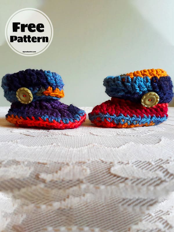 Free Pattern For Baby Booties Crochet