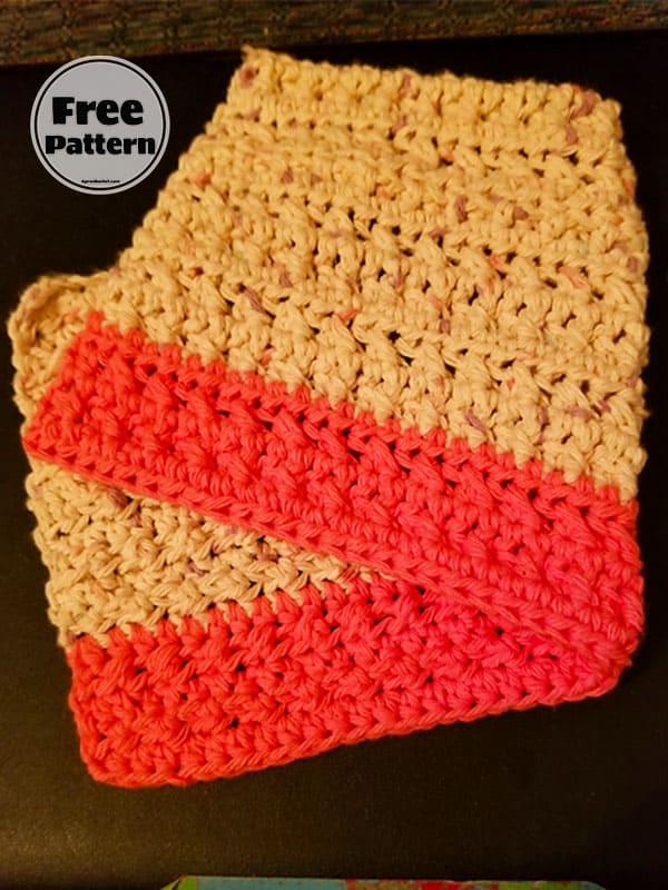 Friendship Washcloth Crochet Pattern Free PDF