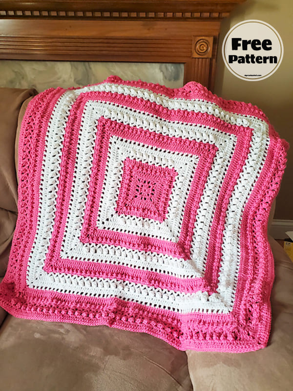 Newborn Crochet Baby Blanket Free Pattern
