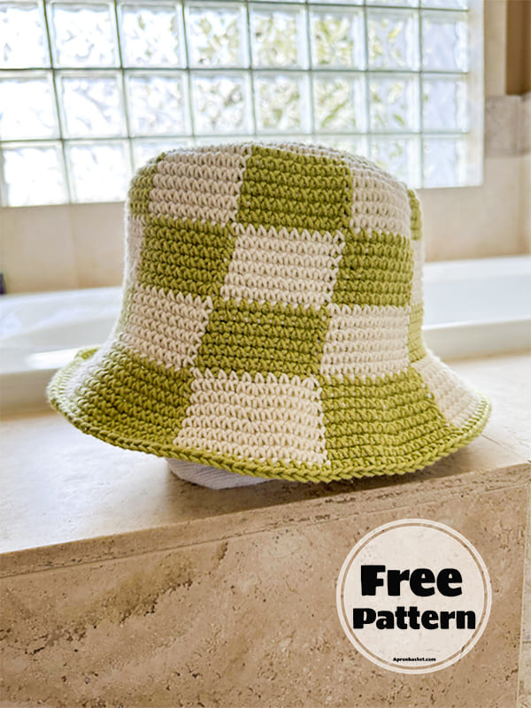 One-Piece Crochet Bucket Hat Pattern Free