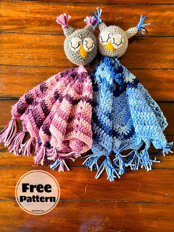 Owl Chevron Baby Blanket Crochet Free Pattern 
