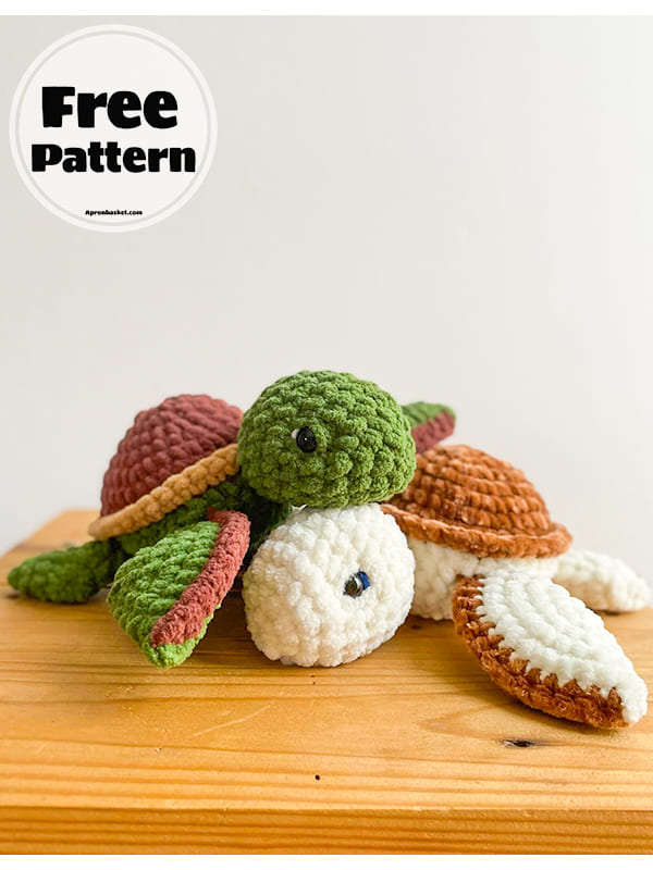 Plush Free Sea Turtle Crochet Pattern-2