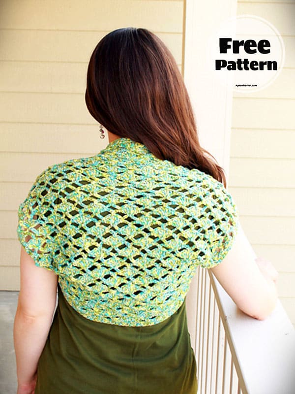 Simple Crochet Shrug Pattern Free