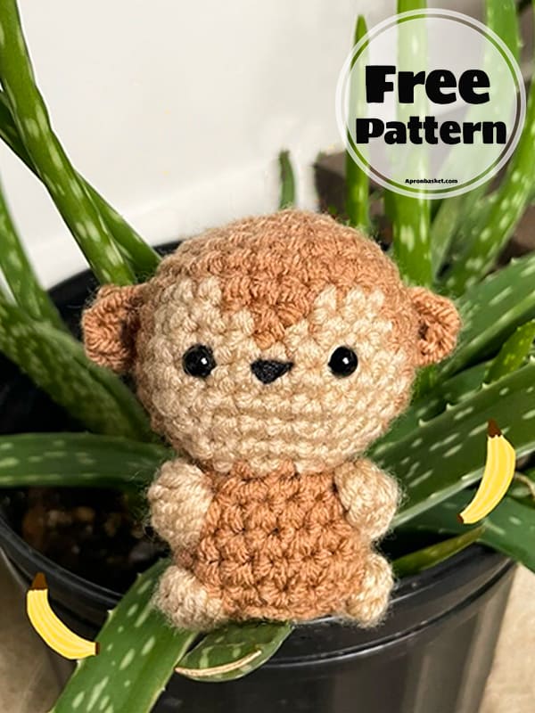 Small Crochet Monkey Pattern Free PDF-2