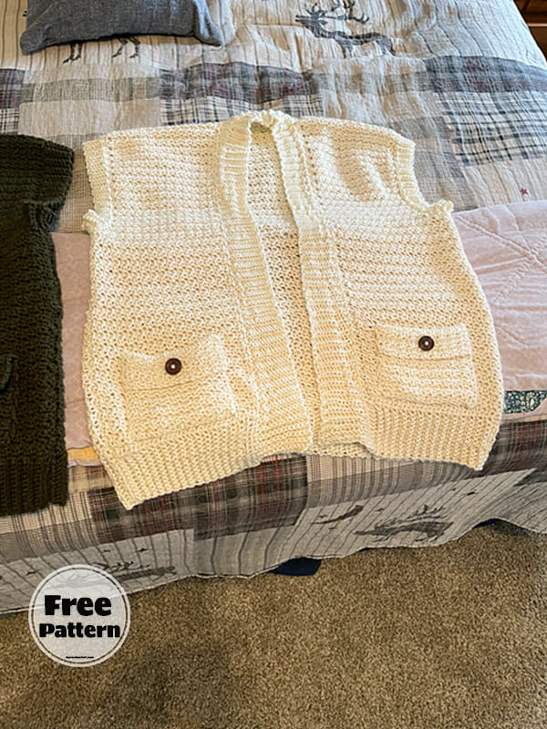 Spring Crochet Vest Free Pattern Simple
