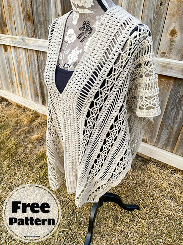 Summer Crochet Beach Cover Up Free Pattern (2)