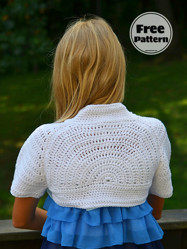 Sunlight Shrug Crochet Free Pattern