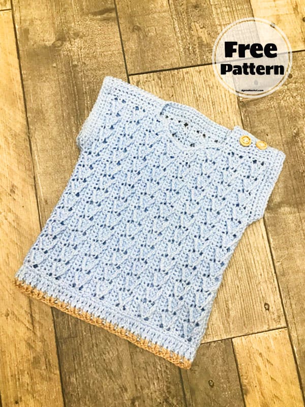 Sweet Crochet Childs Vest Free Pattern 