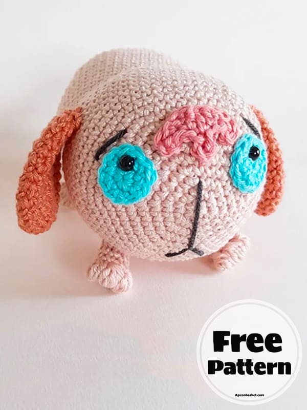 The Moog Cartoon Crochet Dog Free PDF Pattern (2)