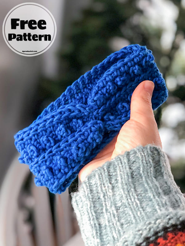 bobble stitch crochet headband pattern