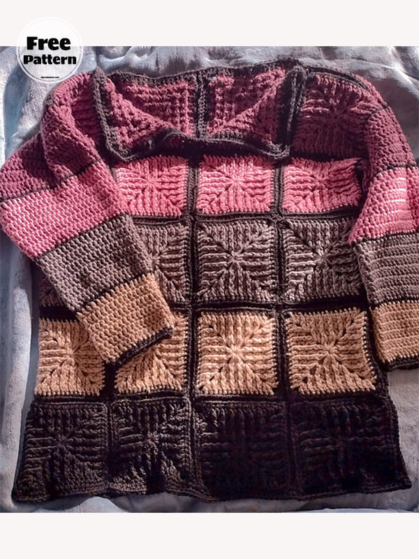 Beginner Granny Crochet Sweater Pattern Free