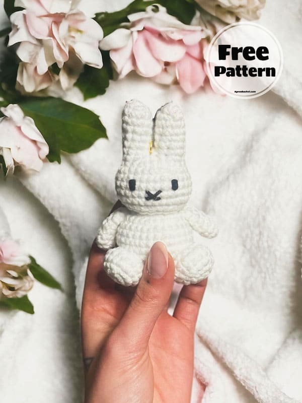 Little Free Easy Crochet Bunny Pattern PDF