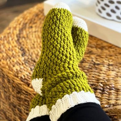 thick-free-crochet-slipper-sock-pattern